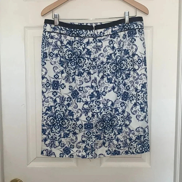 Mario Serrani Paisley Floral Print Skirt - Picture 2 of 5